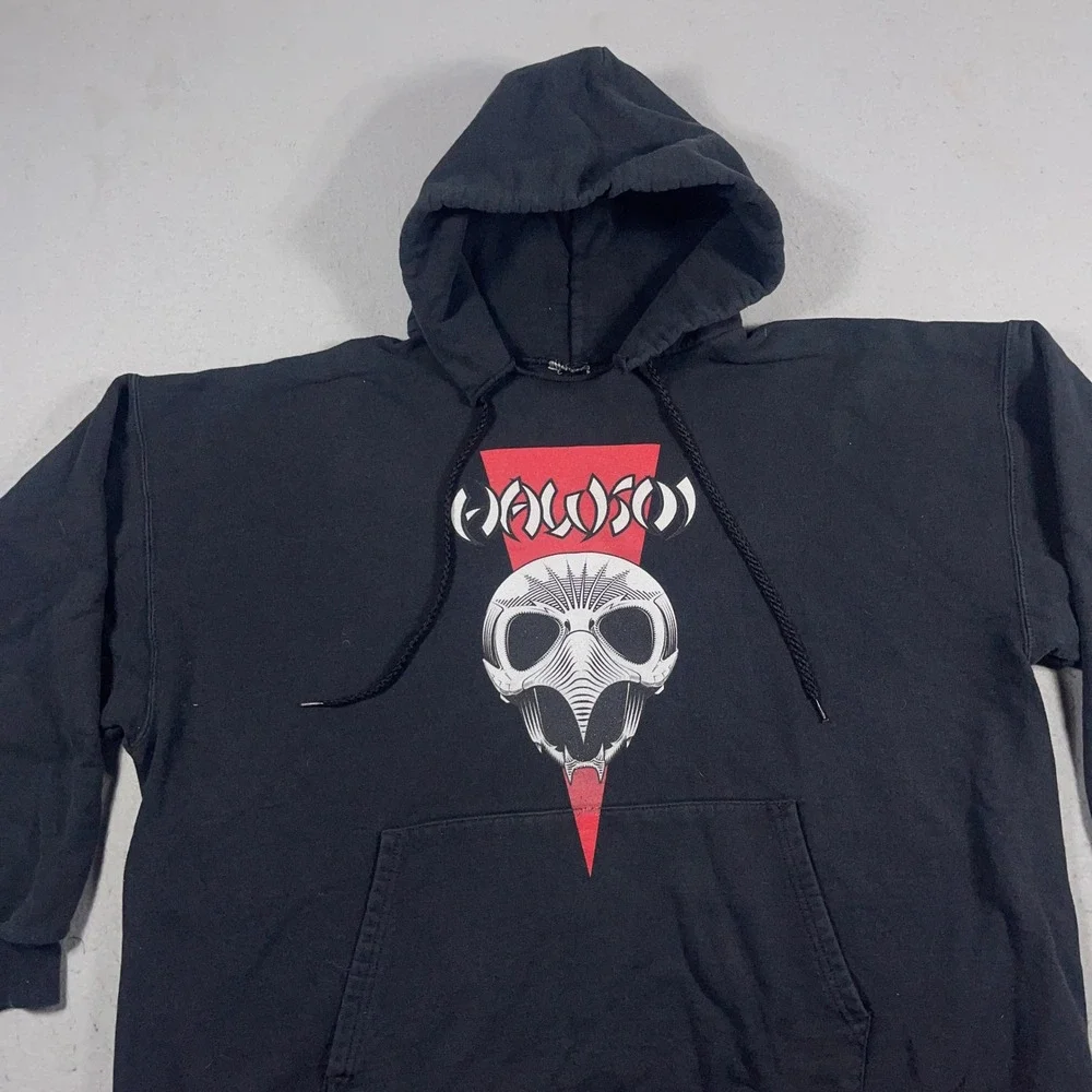 Everybody Skates HAWSOI / HOSOI HAWK‎ Graphic Black Hoodie Sweatshirt XXL Mens